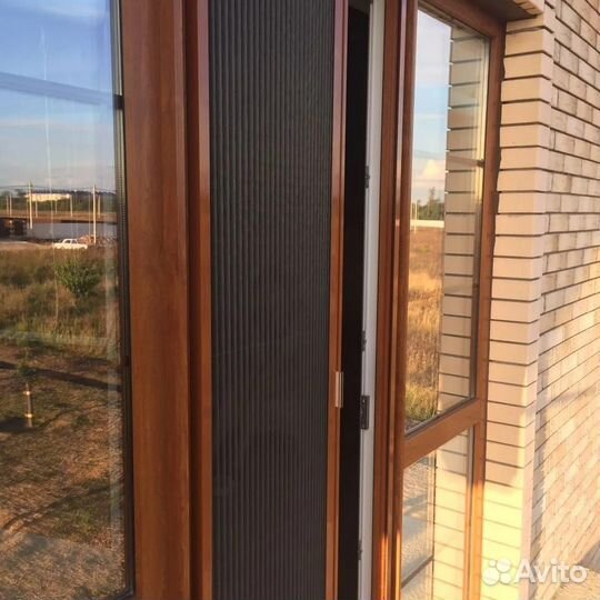 Москитная сетка Плиссе на двери