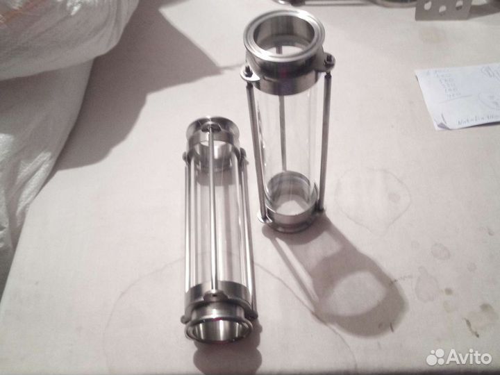 Стеклянная царга, диоптр длинный