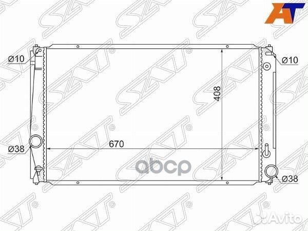 Радиатор Toyota Harrier (XU60) 13-20 / RAV4 (XA