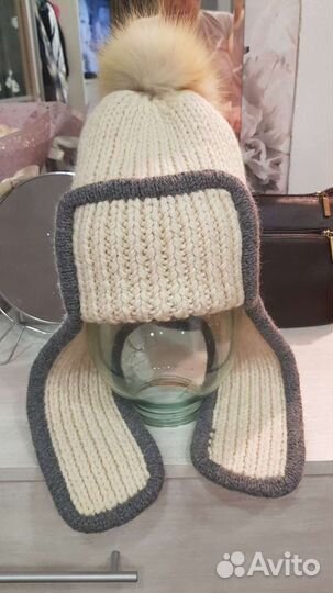 Модная стильная шапка из альпаки