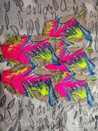 Купальники для художественной гимнастки групповые