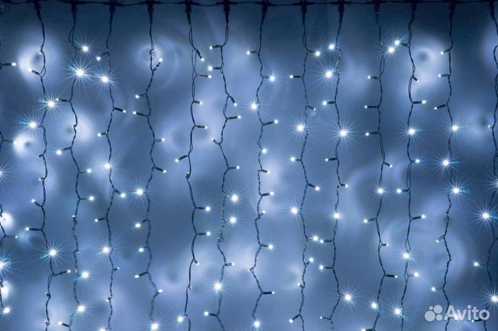 Световой светодиодный занавес 2*9м