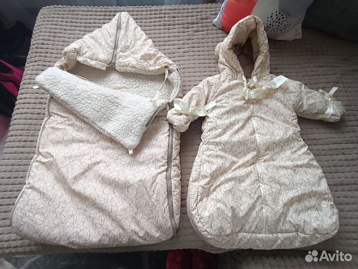 Конверт на выписку для девочки зима