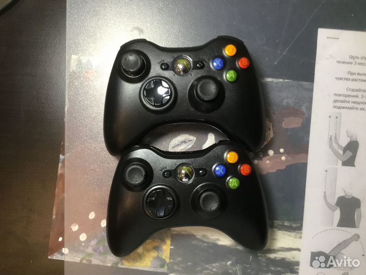 Xbox 360 + игры на Xbox 360 + руль от Xbox360