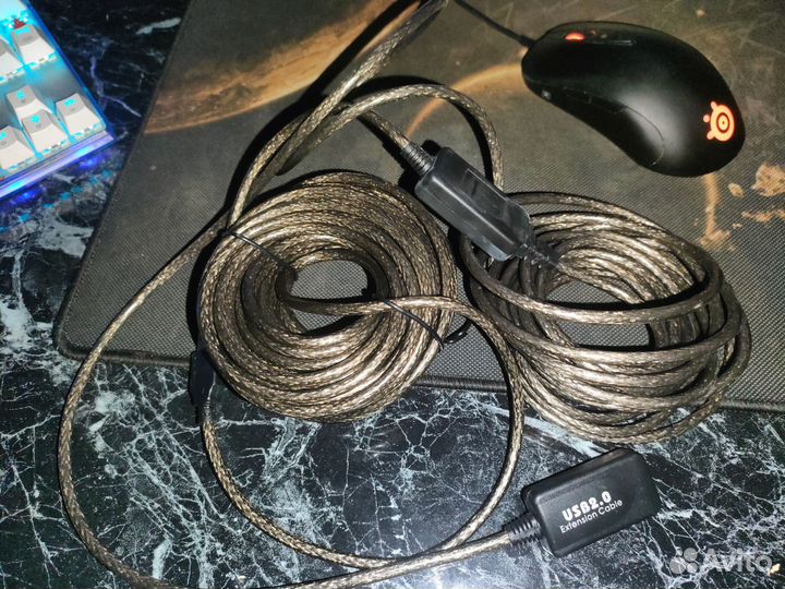 Кабель Cablexpert USB 2.0 Type-A 10 метров