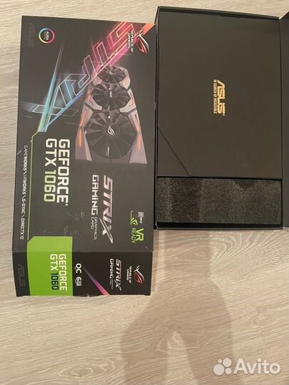 Видеокарта gtx 1060 6gb asus strix
