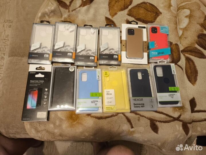 Чехлы, защитные стекла