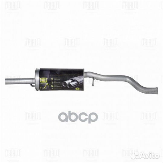 Глушитель для а/м Лада Vesta (15) осн. (d труб