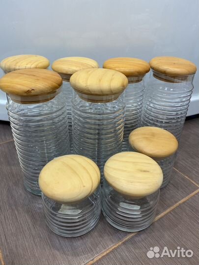 Набор банок для сыпучих продуктов