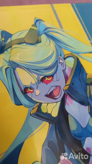 Новый плакат Cyberpunk 2077 фотобумага формат А3