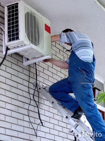 Установка кондиционеров на дома