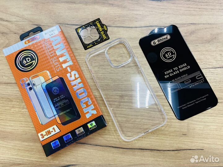 Комплект защиты для IPhone 13 Pro Max (3 в 1)