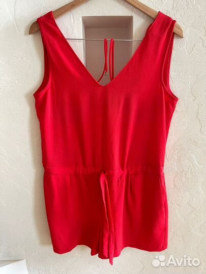 Комбинезон короткий Zara красный S