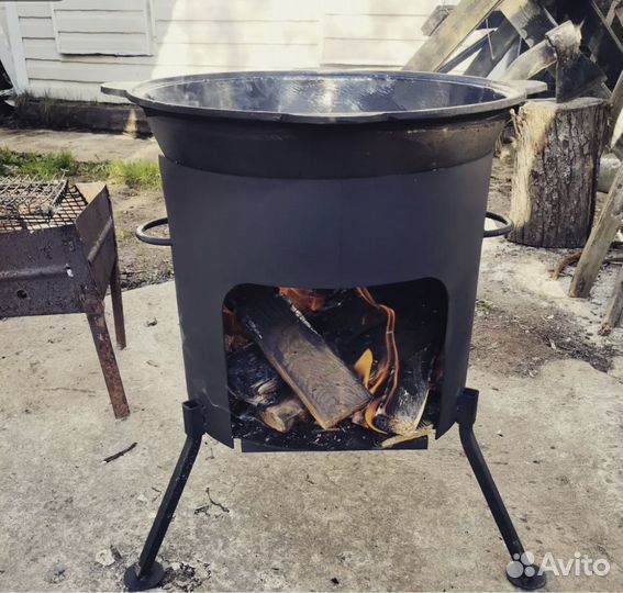Казан узбекский 12л Печь