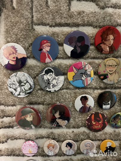Значки с аниме