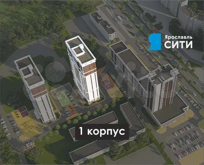 1-к. квартира, 51,9 м², 5/24 эт.