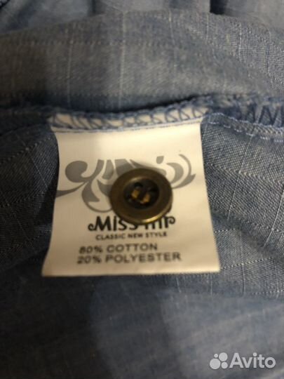 Джинсовая рубашка на девочку рост 164 см