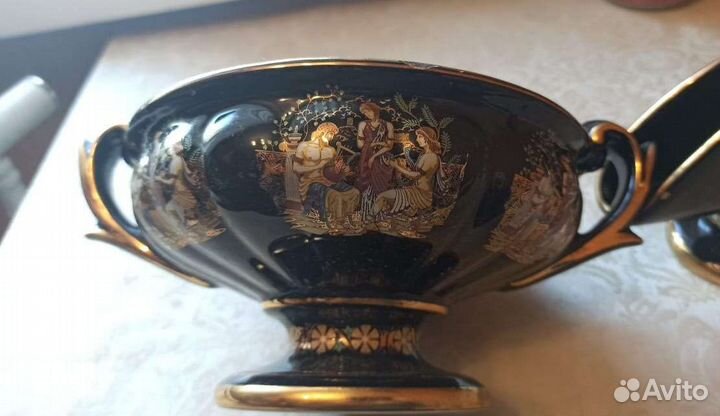 Ваза под фрукты и салфетница