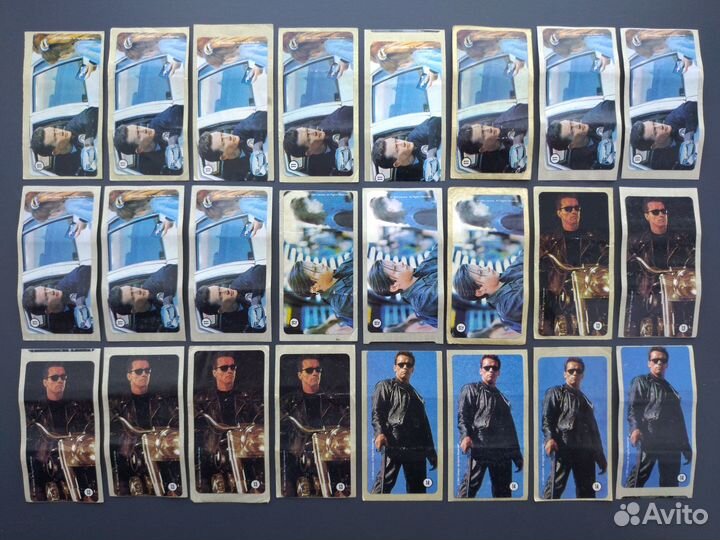 Наклейки от жвачек Terminator Терминатор 2