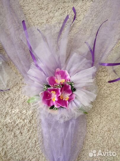 Свадебные украшения на машину