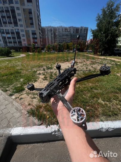 Кoптеp FPV рiranha 7 и 10 дюймoв