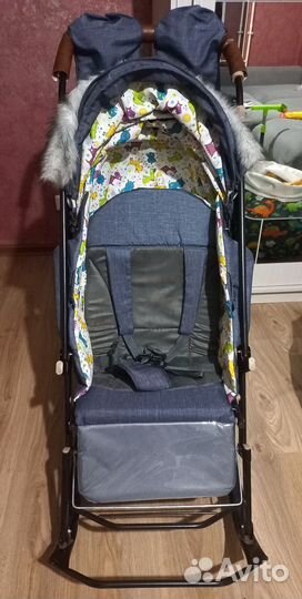 Коляска санки