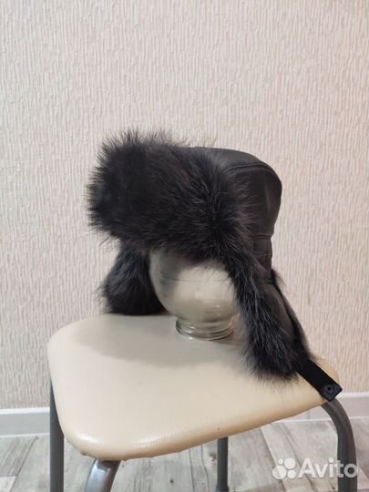 Шапка ушанка мужская