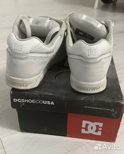 Кроссовки dc shoes Stag белые