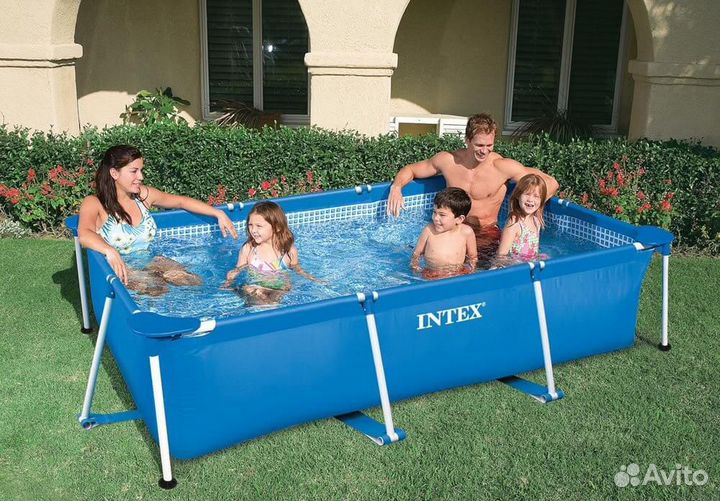 28270 каркасный бассейн 220х150х60 см