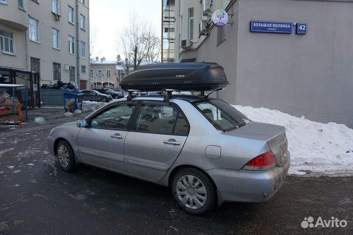 Бокс-багажник на крышу Mitsubishi Lancer Turino 1