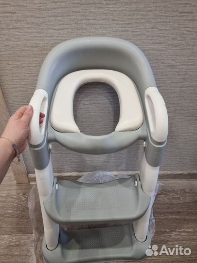 Сиденье на унитаз детское с лестницей (до 85 кг)