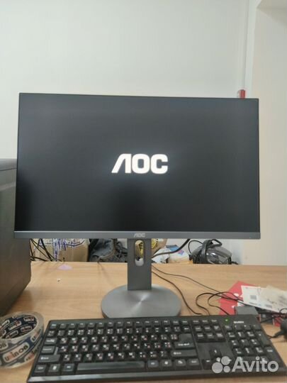 Безрамочный монитор AOC 24 fullHD со звуком