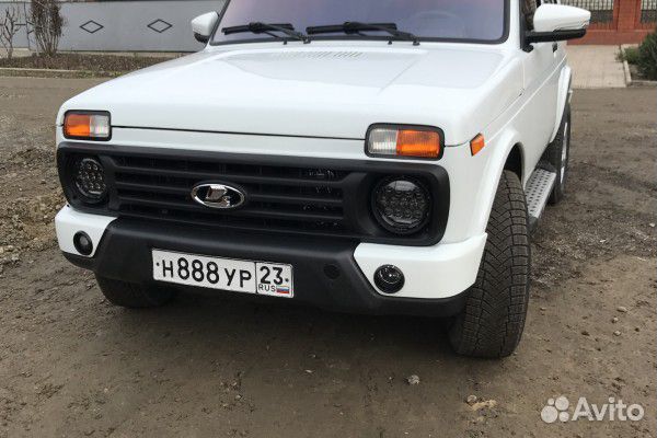 Диодные фары Нива