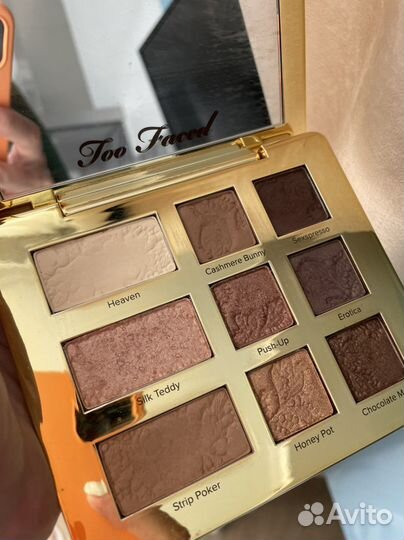Палетка теней too faced оригинал