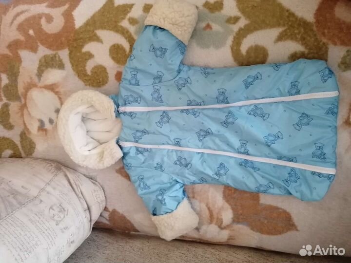 Конверт на выписку для мальчика осень- зима