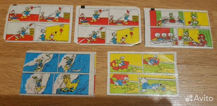 Вкладыши от жвачек