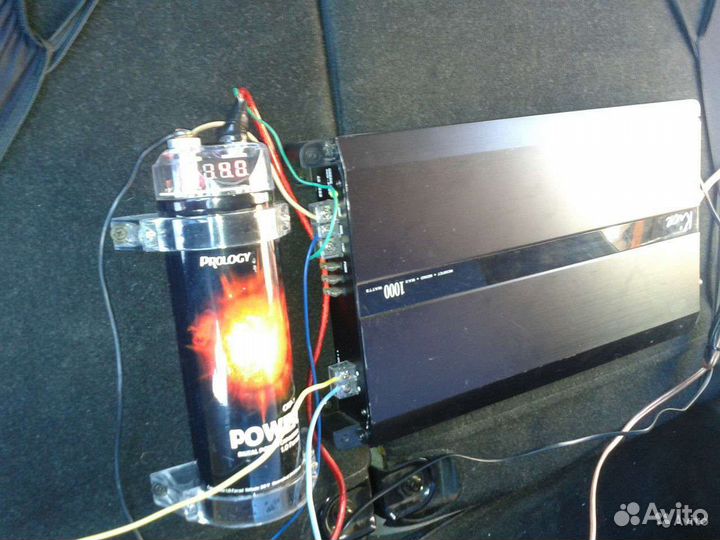 Сабвуфер, усилитель, накопитель