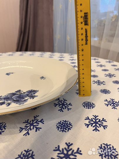 Блюдо тарелка фарфор гдр Colditz кольдиц