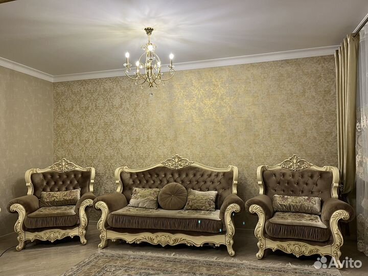 Диван и 2 кресла бу