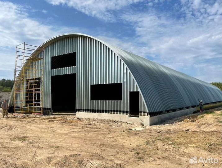 Ангар зернохранилище под ключ