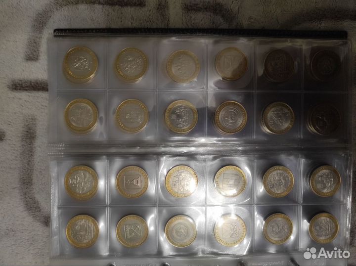 Юбилейные монеты 10 рублей вся коллекция