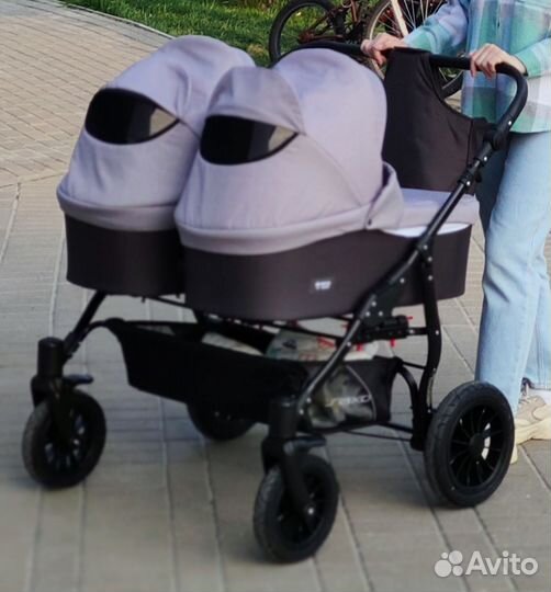 Коляска 2 в 1 riko saxo 2 для двойни