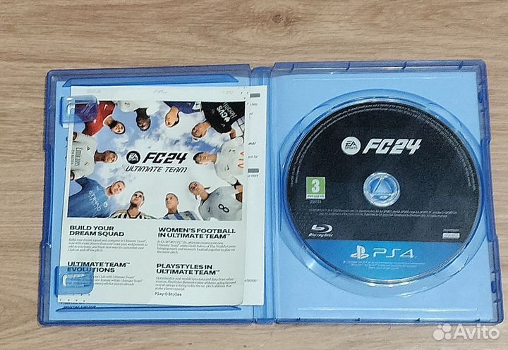 Диск игры на ps4 EA FC 24