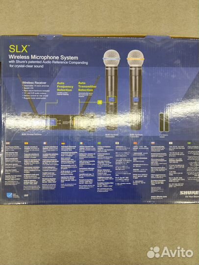 Радиомикрофоны Shure slx для караоке