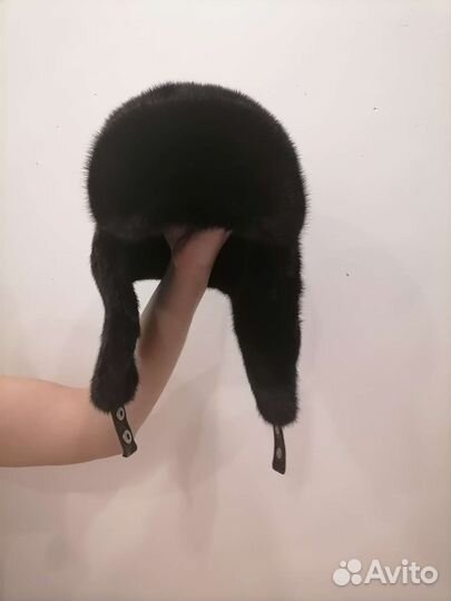 Норковая шапка мужская