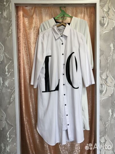 Платье рубашка удллиненая