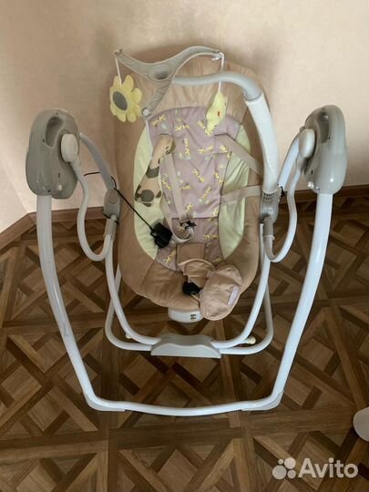 Детские электрокачели-шезлонг Jetem Flappy 2в1