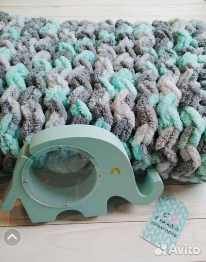 Плед детский плюшевый 80*80