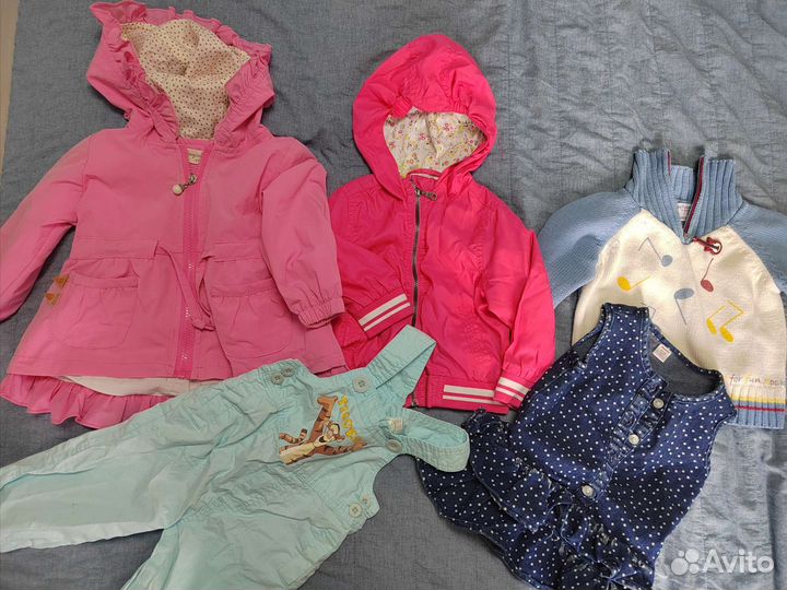 Вещи на девочку пакетом 68-80