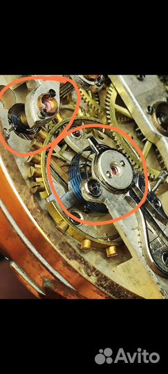 Бронзовые настольные часы, Хронометр